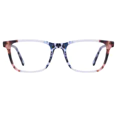 Rectangle Multicolor Eyeglasses