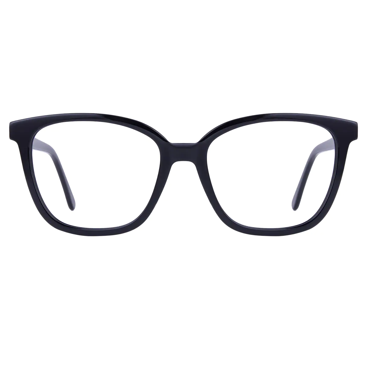 Square Black Eyeglasses