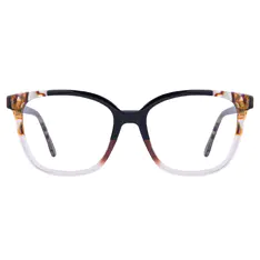 Square Black/Clear Eyeglasses