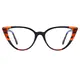 Cat-eye Tortoiseshell/Black Eyeglasses