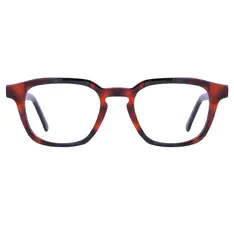 Rectangle Dark Tortoiseshell Eyeglasses