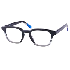Rectangle Black/Silver Eyeglasses