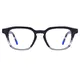 Rectangle Black/Silver Eyeglasses