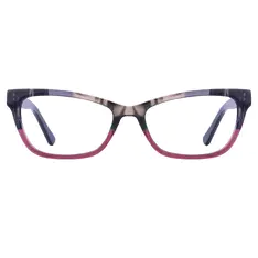 Cat-eye Tortoiseshell/Purple Eyeglasses
