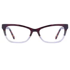 Cat-eye Purple/Silver Eyeglasses