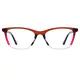 Rectangle Brown/Tortoiseshell/White Eyeglasses