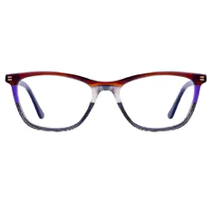 Rectangle Multicolor Eyeglasses
