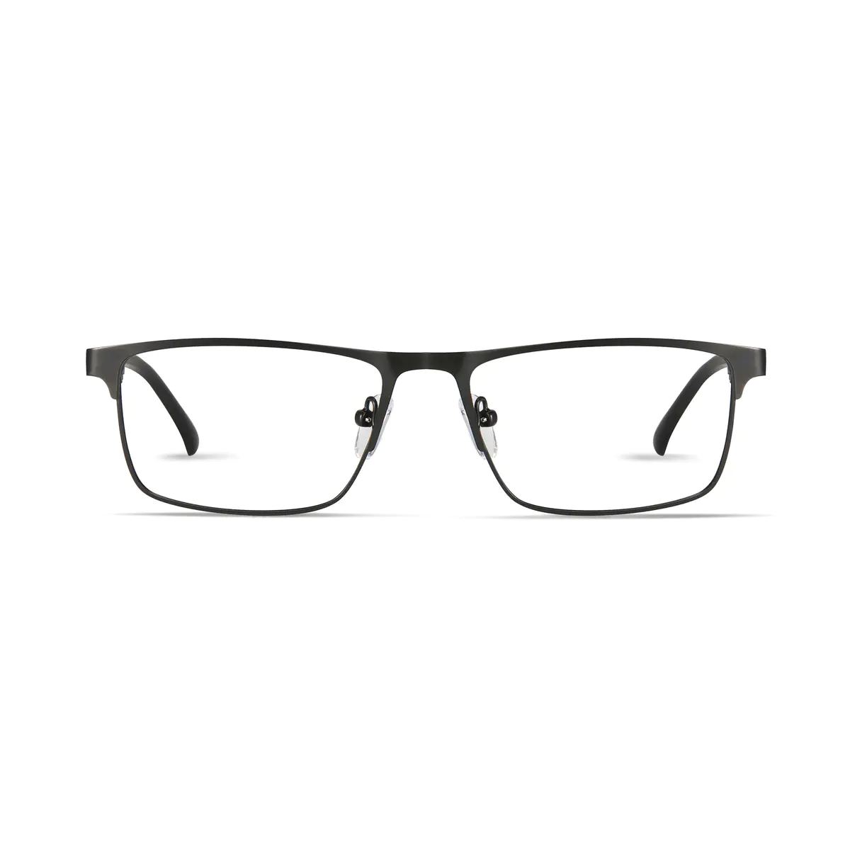Browline Matte Black Eyeglasses