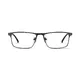 Browline Matte Black Eyeglasses