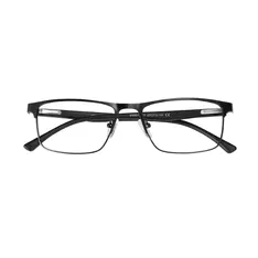 Browline Matte Black Eyeglasses