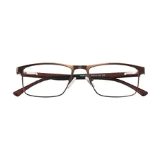 Browline Matte Brown Eyeglasses