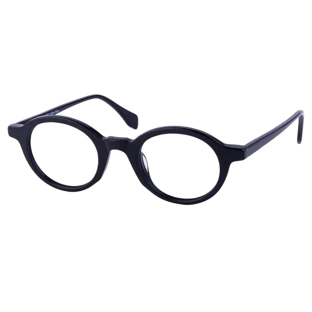 Round Black Eyeglasses