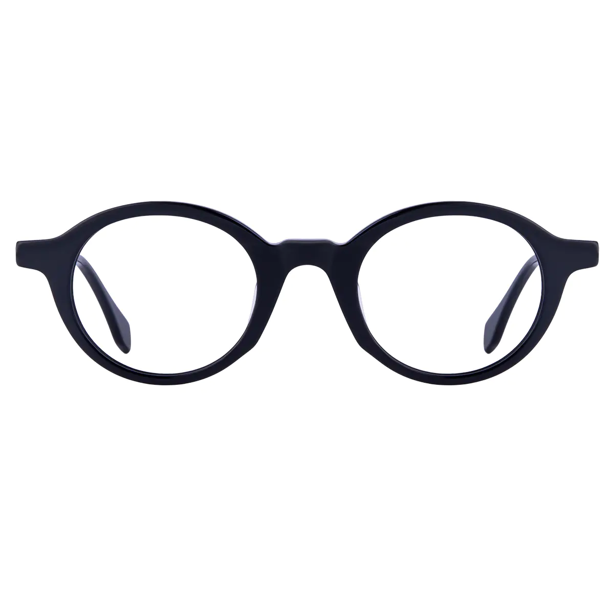 Round Black Eyeglasses