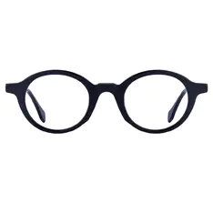 Round Black Eyeglasses