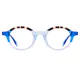 Round Tortoiseshell/Blue Eyeglasses