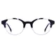 Oval Black/Clear Eyeglasses