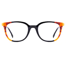 Rectangle Tortoiseshell/Black Eyeglasses