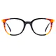 Rectangle Tortoiseshell/Black Eyeglasses
