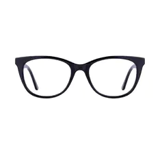 Oval Black Eyeglasses