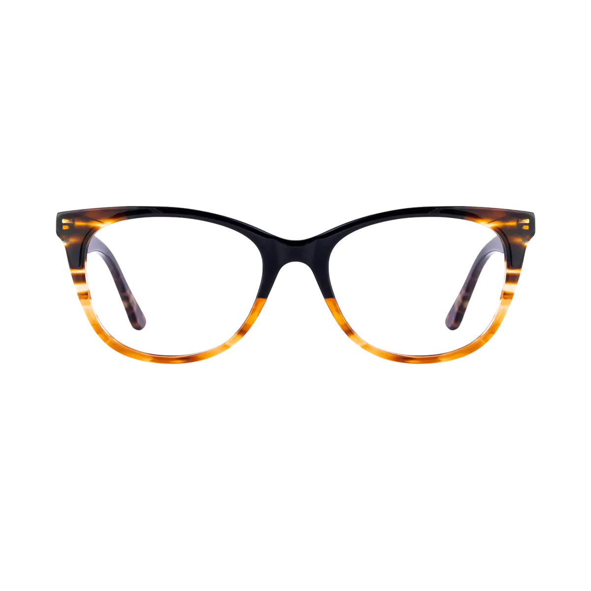 Oval Lemon Tortoiseshell Eyeglasses