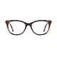 Oval Dark Tortoiseshell Eyeglasses