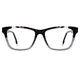 Square Black/White Eyeglasses