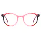 Oval Pink/Tortoiseshell Eyeglasses