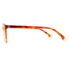 Oval Yellow/Tortoiseshell Eyeglasses