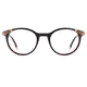 Oval Black/Tortoiseshell Eyeglasses