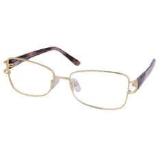 Rectangle Tortoiseshell/Gold Eyeglasses