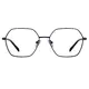 Geometric Brown Eyeglasses