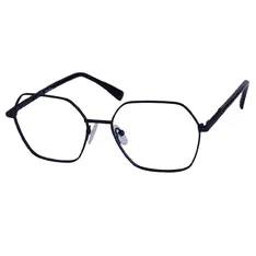 Geometric Blue Eyeglasses