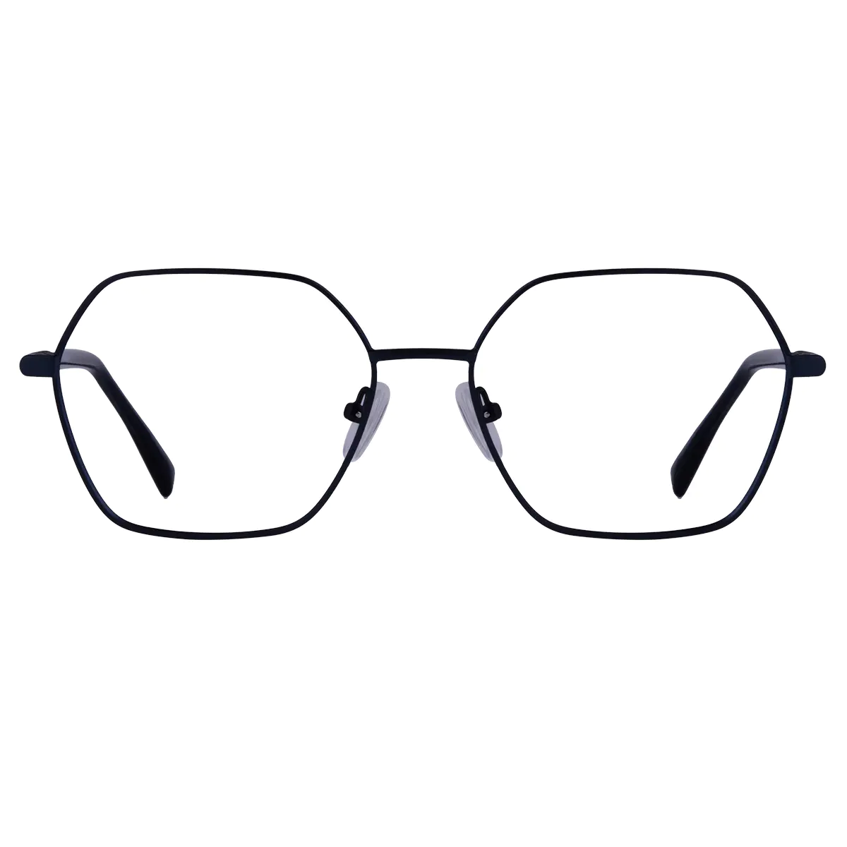 Geometric Blue Eyeglasses