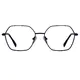 Geometric Blue Eyeglasses