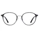 Round Black/Silver Eyeglasses