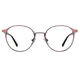 Round Brown/Gold Eyeglasses