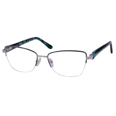 Square Silver Eyeglasses