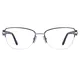 Square Silver Eyeglasses