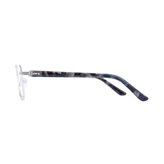 Square Silver Eyeglasses