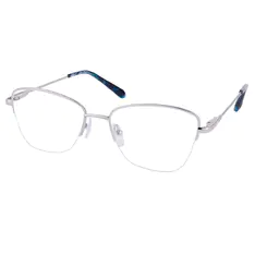 Square Silver Eyeglasses