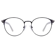 Round Black Eyeglasses