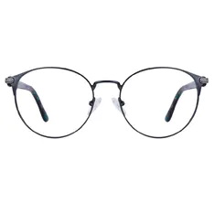Round Gray Eyeglasses