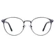 Round Gray Eyeglasses