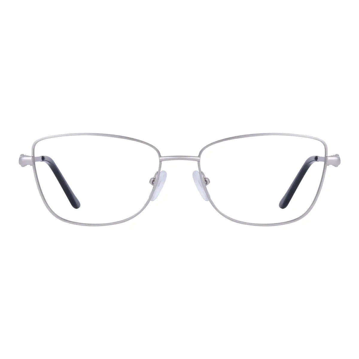Square Silver Eyeglasses