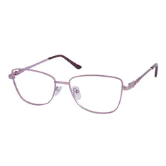 Square Pink Eyeglasses