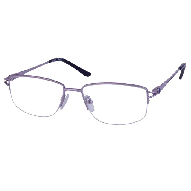 Square Purple Eyeglasses