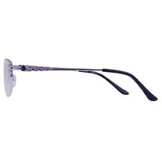 Square Purple Eyeglasses