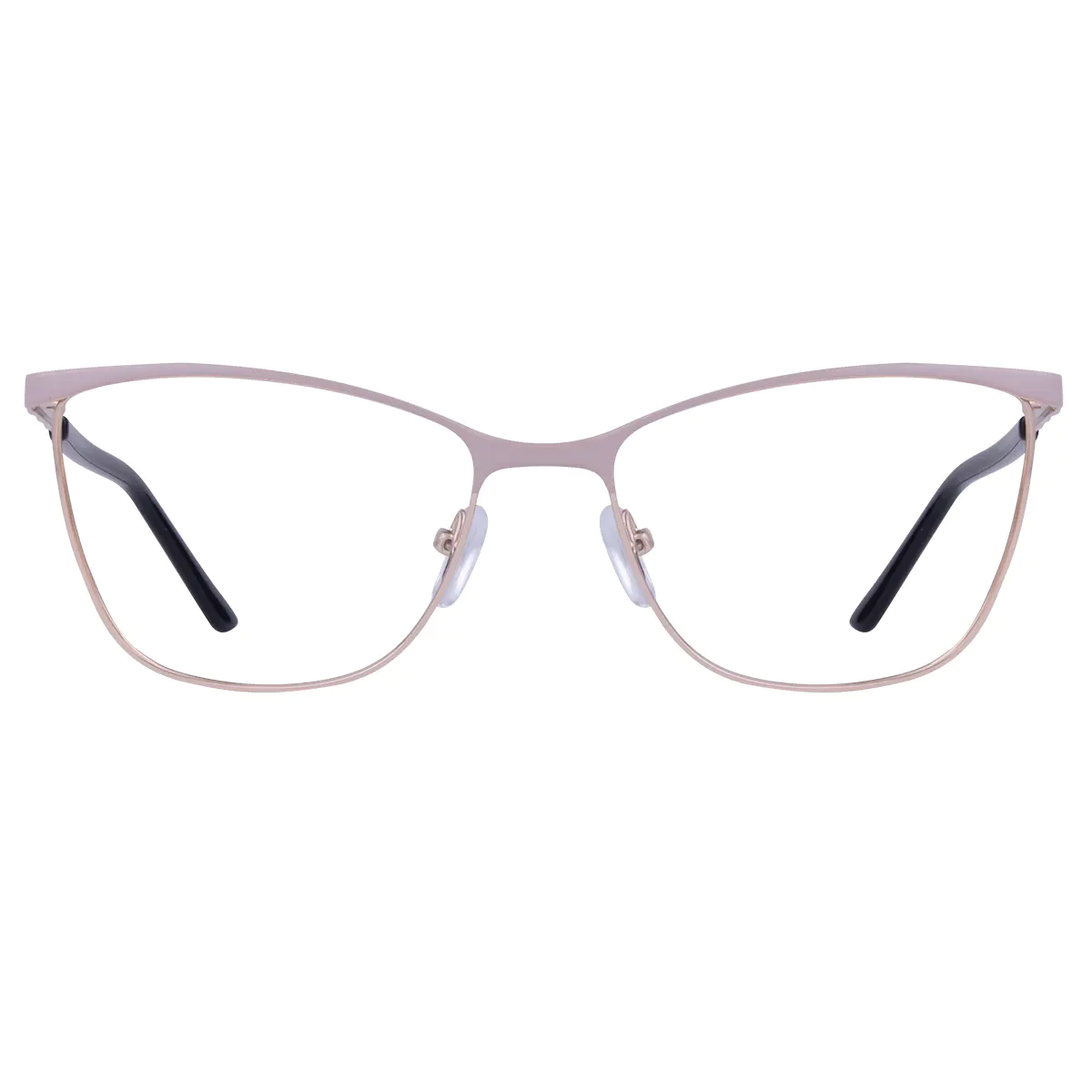 Square Pale Pink Eyeglasses