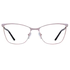 Square Pale Pink Eyeglasses
