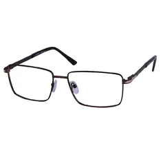 Rectangle Brown Eyeglasses